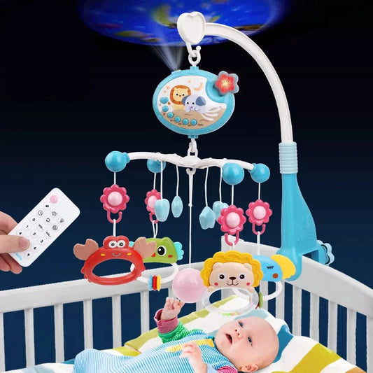 Baby Crib Mobile Rattle Toy For 0-12 Months Infant