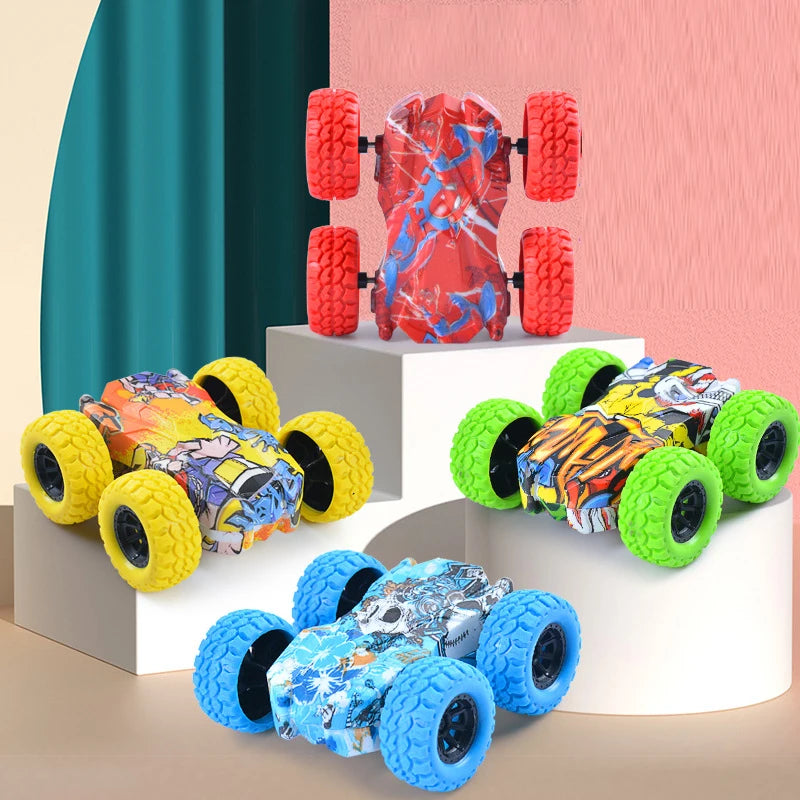 Double-Sided Running Car Toy Boys And Girls Fun Interactive Toys