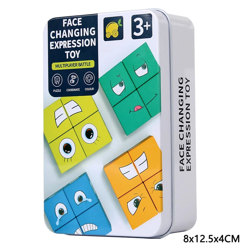 Face Changing Cube Board Card Game