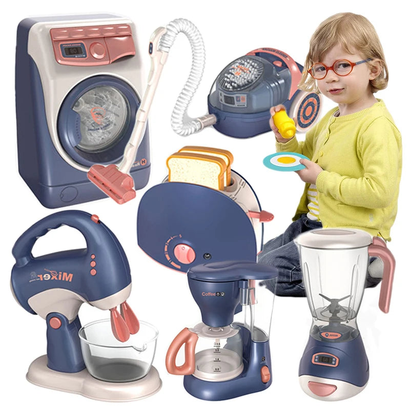 Electric Cleaning Play Sets Toy For Kids