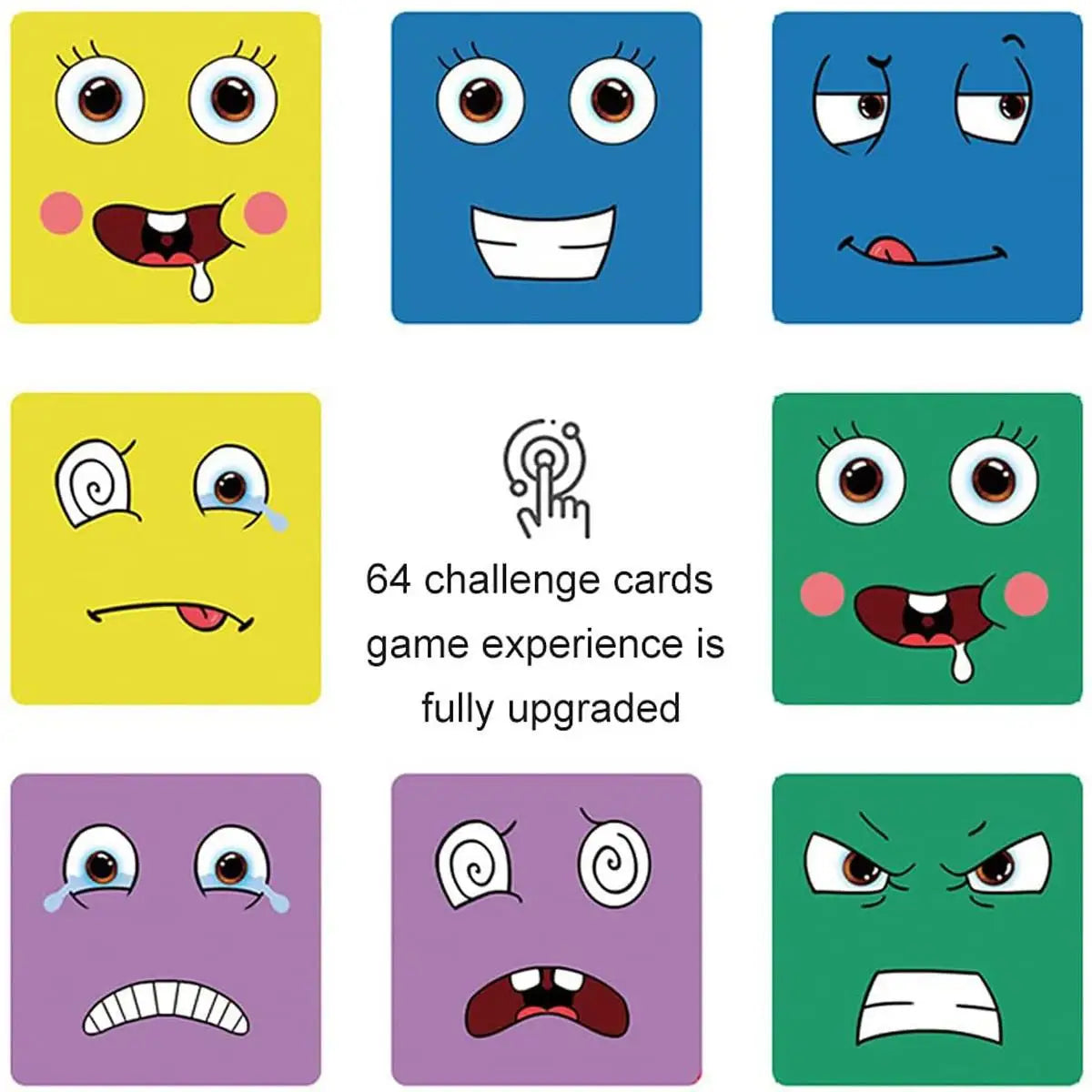 Face Changing Cube Board Card Game