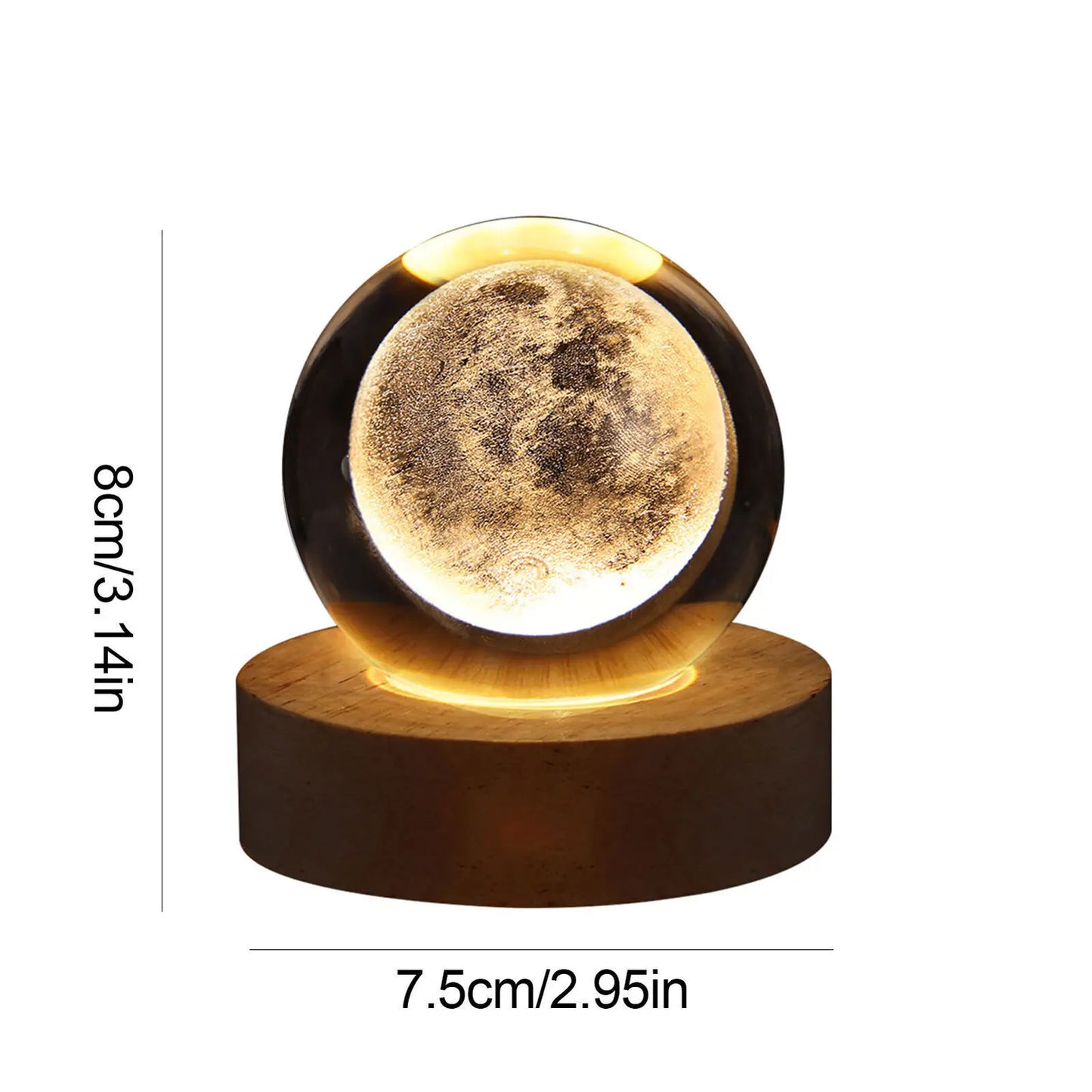 USB Night Light LED Crystal Ball