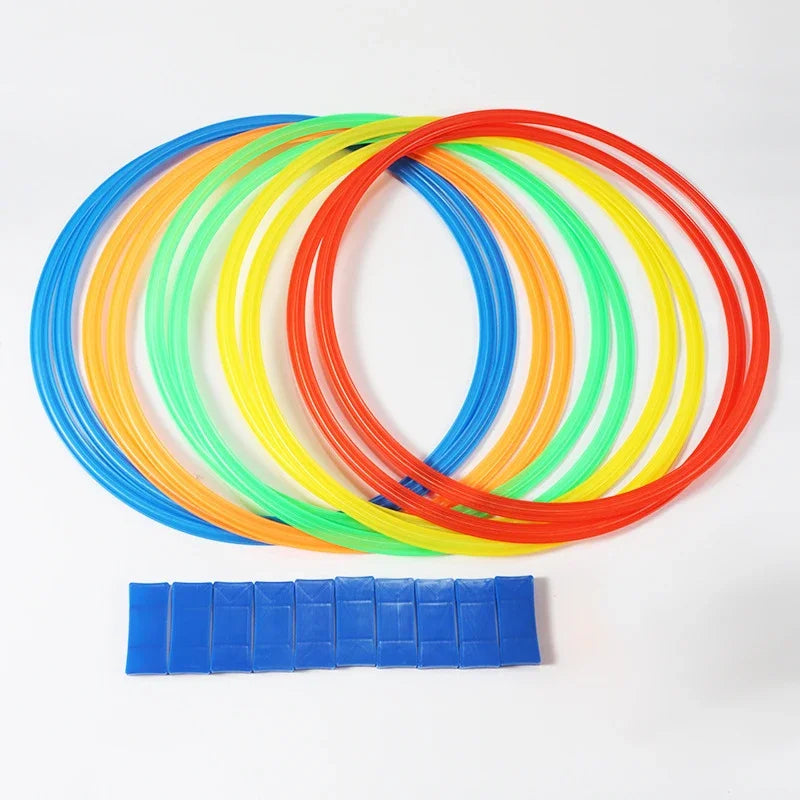 Kids Funny Physical Training Sport Toy Lattice Jump Ring Set