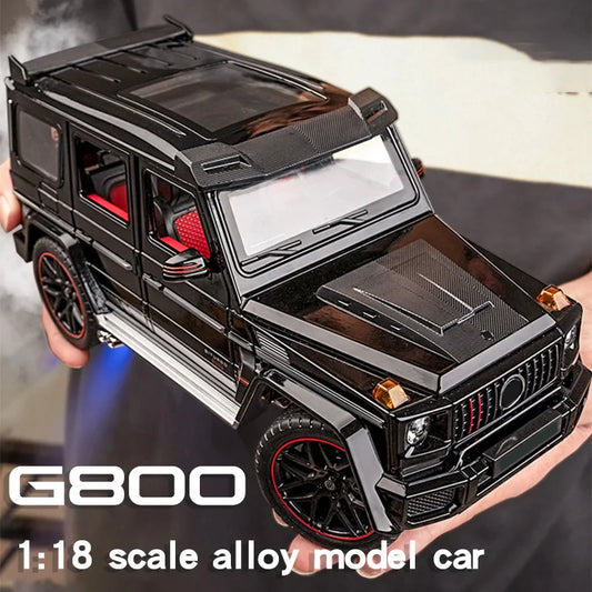 1:18 Mercedes Benz Brabus G800 Off-Road Vehicle SUV  Model Car