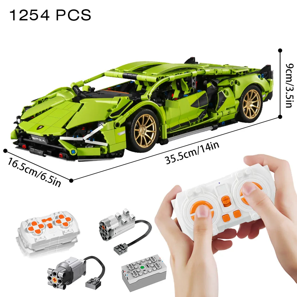 Riceblock Technical 1:14 Racing Sport Car Model