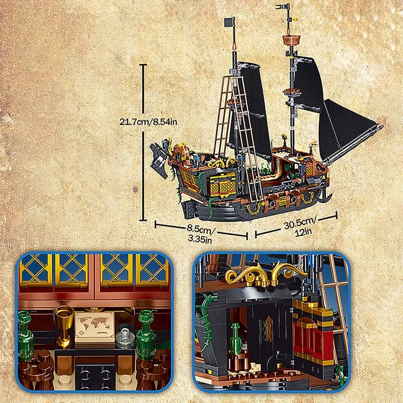 Pirate Ship Building Blocks